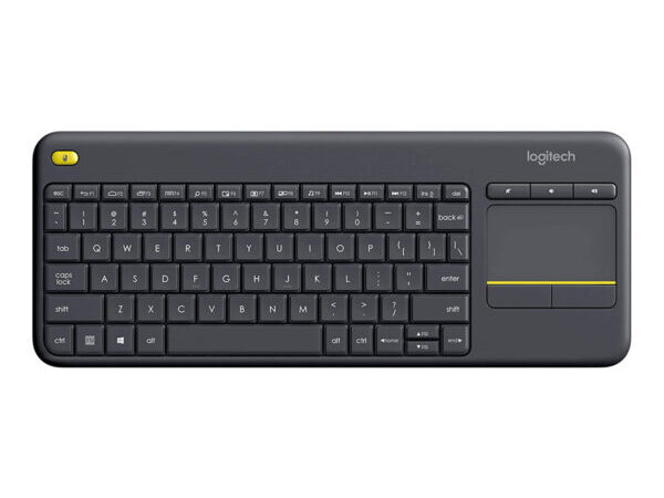 Logitech Wireless Keyboard with TouchPad K400 Plus – Black